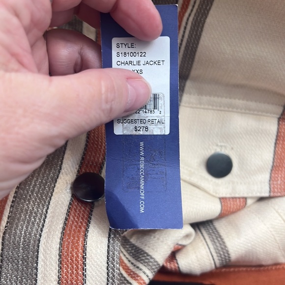 🛍️🌸🌈NWT Rebecca Minkoff, Charlie crop linen blend🌈🌸🛍️ coming soon - Picture 9 of 12